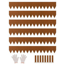 40 x 6 Inch Weather-Resistant Garden Edging Border Steel Landscape Edging B40X6in-6 (Pack of 6)