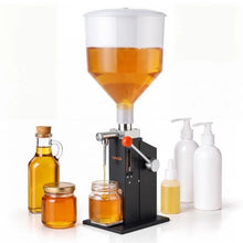 Manual Liquid Filling Machine 5–60ml, 10L Hopper Anti-Drip Nozzle Carbon Steel
