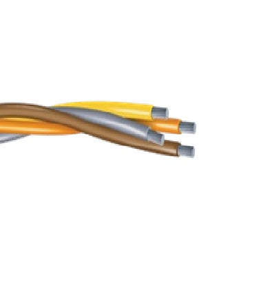 750-4C Aluminum XHHW-2 XLPE Plex Cable BOYG 600/1000V