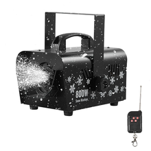 800W Snow Making Machine, Portable Handheld/Hanging Snow Maker with 1L Tank & Wireless Remote