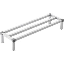 48 In Aluminum Dunnage Rack 1000 lbs Capacity – All-Welded, for Restaurants, Kitchens and Garages ( Assembled Type)