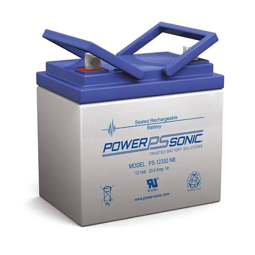 12V 33Ah F2 Terminal Sealed Lead Acid Battery PS-12330 F2 (Pack of 2)