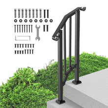 Black Outdoor for Seniors Porch Deck Handrails for Style 2