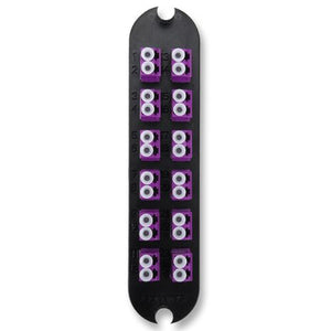 LANscape Closet Connector Housing Panel Duplex 24-Fiber LC duplex Composite Violet CORNING CCH-CP24-LK