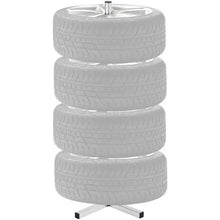 4 Tires with Rims Tire Storage Rack for Garage and Workshop TC0510NW