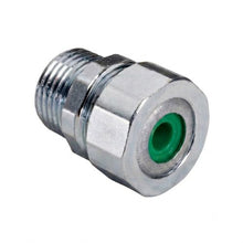 1" Green Strain Relief Steel Flexible Cord Connector 100B560 (Pack of 20)