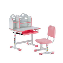 Adjustable Kids Study Desk & Chair Set (Pink)