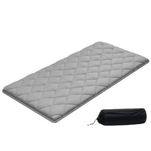 80 x 39 x 2.5 In Japanese Tatami Mat Twin Size Foldable Futon Mattress 9-Layer Floor Mat with Storage Bag (Gray)