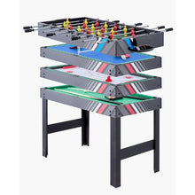4-in-1 Combo Game Table – Air Hockey Pool Foosball Ping Pong for Family Game Room Office