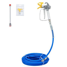 50ft Airless Paint Sprayer Hose Kit 3600 PSI – Fiber Tube 8" Extension Rod 517 Tip Guard & 1/4" Swivel