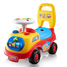 Ride-On Push Car for Toddlers Ages 1–3 – Sit-to-Stand Racer with Music Steering Wheel & Storage for Kids