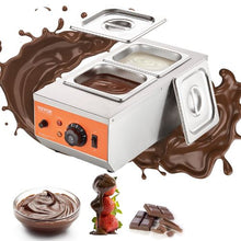 Chocolate Tempering Machine 9 Lbs 2-Tank Chocolate Melter 800W 86–185°F Temperature Control