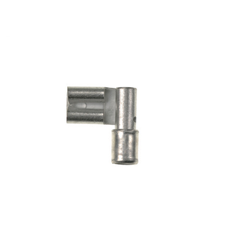 12-10 AWG Pan-Term Female Disconnect Right Angle Metal Sleeve DR10-250-D (Pack of 500)