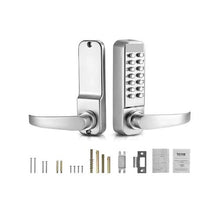 14 Key Mechanical Keyless Entry Door Lock  for Home Office Outdoor Fence Garage Yard