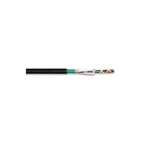 96 Fiber Osp Single Mode Fiber Optic Cable Dry Core Steel Armored Blac