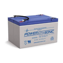 12V 12Ah F1/F2 Terminal SLA Pack Rechargeable Battery PS-12100 (Pack of 4)
