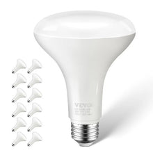 BR30 LED Flood Light Bulbs 850LM E26 Base 3000K Warm White Stepless Dimmable15000H Lifetime (12 Pack)
