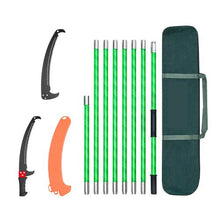 27 ft Extendable Manual Pole Saw with 65Mn Steel Blade for Tree Pruning