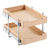 14X21 inch Pull Out Cabinet Organizer Soft Close Wood Drawe for home WD-1421 (2 Layers)
