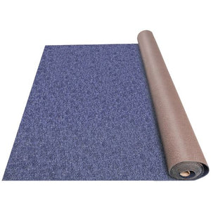 18' Ft Deep Blue Marine Carpet Garage Outdoor Area Rug Runner Anti-Slide Porch Rug Marine Grade Carpet