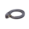 4' Ft 16/3 SPT-3 Gray Flat Indoor Replacement Angle Power Supply Cord 9724SW8809 (Pack of 50)