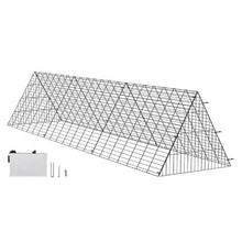 118.1 x 28 x 24.2 Chicken Tunnel Run – Portable Outdoor Coop for Chickens Ducks & Rabbits
