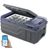 12V 15L Car Refrigerator – Single Zone Freezer -4℉ to 68℉ Adjustable 12/24V DC & 100-240V AC for Outdoor Camping & RV Use