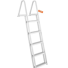Removable 5-Step Dock Ladder 350 lbs Capacity Pontoon Boat Nonslip Design RDL5