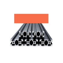 0.16 In  T Slot Aluminum Extrusion Anodized Linear Rail 2000mm 2040-200-5 (Pack of 5)