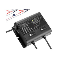 4-Bank 10A 12V Onboard Boat Charger IP68 Waterproof Smart On-Board Battery Charger for Lithium