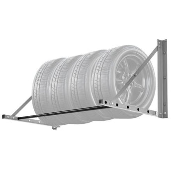 300 Ibs Wall Mounted Folding Tire Rack for Garage Workshop Repair Shop TC0513