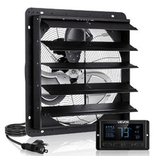 20-Inch Shutter Exhaust Fan 4800 CFM EC Motor with Smart Temperature Control for Garage Shed & Greenhouse