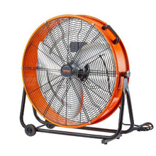 24 Inch Industrial Drum Fan - 8,600 CFM High Velocity 3-Speed Adjustable Floor Fan