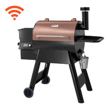 8-in-1 Wood Pellet Grill Smoker 575 sq. in. with WiFi Control LCD Screen Meat Probe 500°F Max Temperature