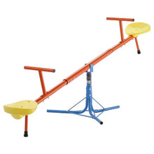 360° Swivel Kids Seesaw, Sit & Spin Teeter Totter with 3-Prong Legs, 100 lbs per Seat, Outdoor Toy for Ages 3+