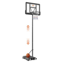 44 inch 4-10 ft Adjustable Height Portable Basketball Hoop for Outdoor/Indoor