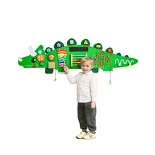 Dinosaur Activity Wall Panel 11 Montessori Sensory Toys for Kids 3-12 Ideal for Toddler Playroom or Classroom