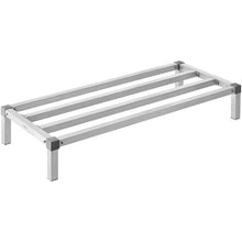 48 In Aluminum Dunnage Rack, 1000 lbs Capacity – All-Welded, Assembled for Restaurants, Kitchens, and Garages (Assembled Type)