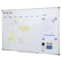 36 x 24 In Calendar Whiteboard Magnetic Dry Erase Calendar Board or Restaurant Office School