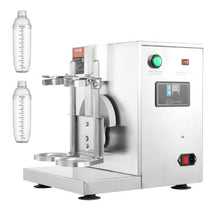 120W Commercial Double Head Milkshake Maker Machine, Adjustable 0-180s Milk Tea Shaker with 1L PC Cup Ideal for Milk Tea