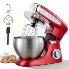 7.4 Qt 500W 6-Speed Tilt-Head Stand Mixer with Stainless Steel Bowl & 3 Attachments