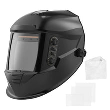 True Color Welding Helmet – Auto Darkening Solar Powered Welder Hood with 4 Arc Sensors for TIG MIG ARC