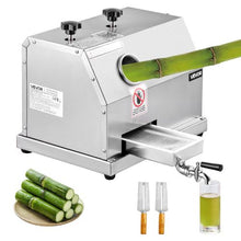 Commercial Sugar Cane Juicer with 3 Stainless Steel Rollers