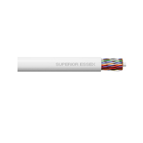 24 AWG 25 Pair Cat5e Power Sum UTP Riser Copper Cable White 51-478-45 1000 ft