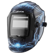 Auto Darkening Welding Helmet, 3.66" X 1.69" Solar-Powered, 2 Arc Sensors, Shade 4/9-13 for TIG MIG ARC Welding - CRIUS Series