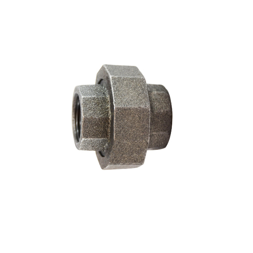 Malleable Iron 300# Galvanized Threaded Union Elbow with Brass