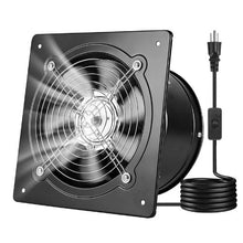 8-Inch Exhaust Fan 576 CFM High-Velocity Wall-Mount Ventilation Fan with On/Off Control for Garage Basement & Workshop