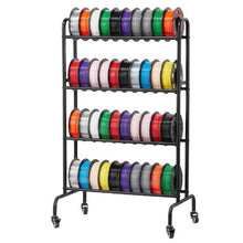 4-Tier 3D Printer Filament Storage Rack with Wheels (Shelf Only)