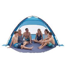 6-Person Beach Tent Sun Shelter – UPF 50+ Portable Canopy with Carry Bag & Sand Pockets for Camping Fishing & Outdoor Use