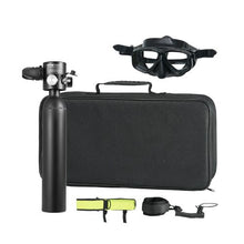 0.5L Scuba Tank with Pump Portable Refillable Diving Cylinder 5–10 Min Underwater Breathing